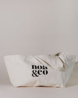 OVERSIZED CANVAS TOTE BAG