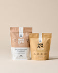 Noa & Co Chocolate Replenishing Protein & Collagen Bundle: Chocolate Replenishing Protein pouch and Vanilla Collagen Creamer pouch