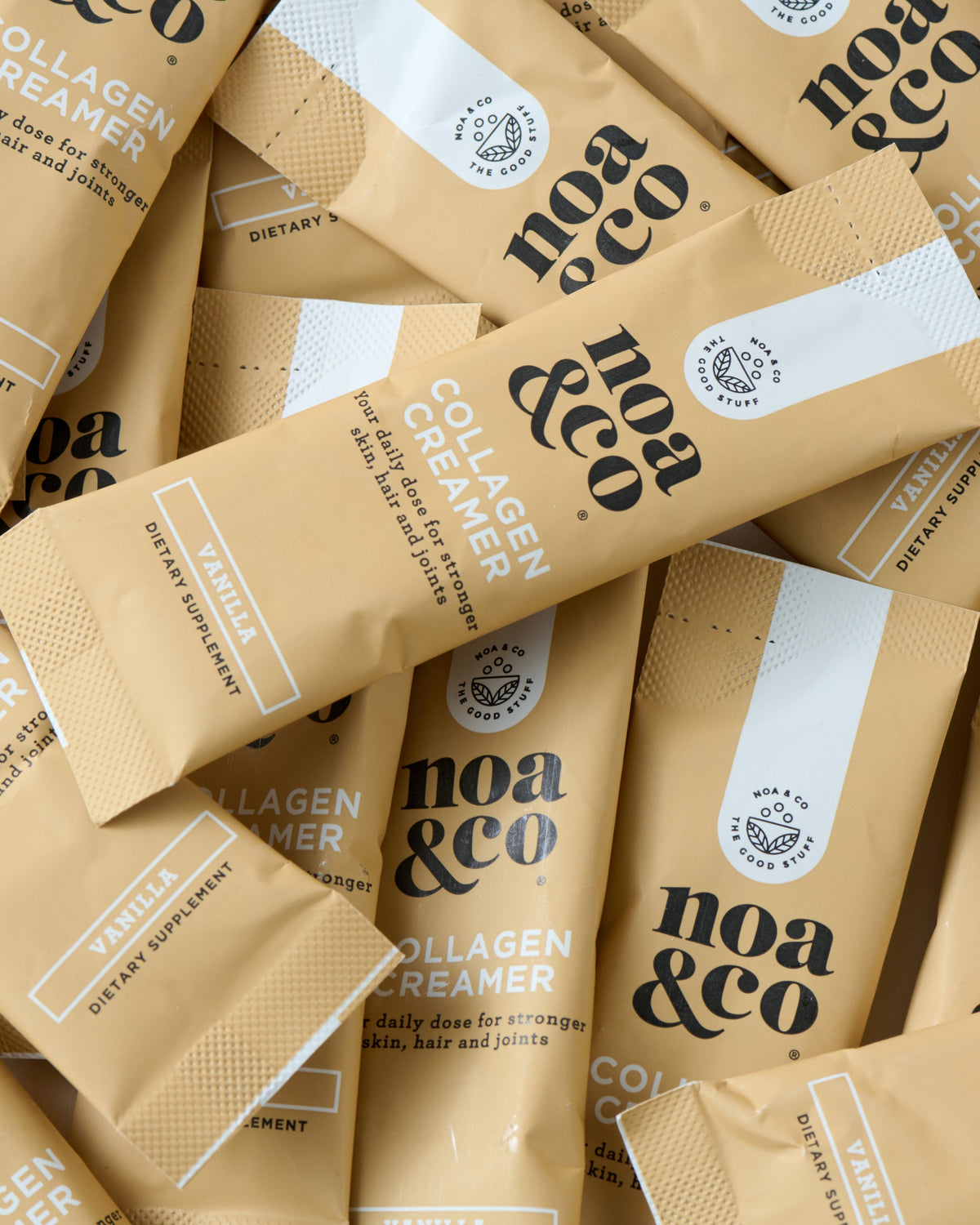 Noa & Co Collagen Creamer 10 sachets box, sachets