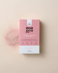 Noa & Co Breastfeeding Support 30 sachets box, front with pink powder