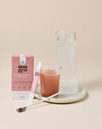 Noa & Co Breastfeeding Support 30 sachets box, with sachet and drink