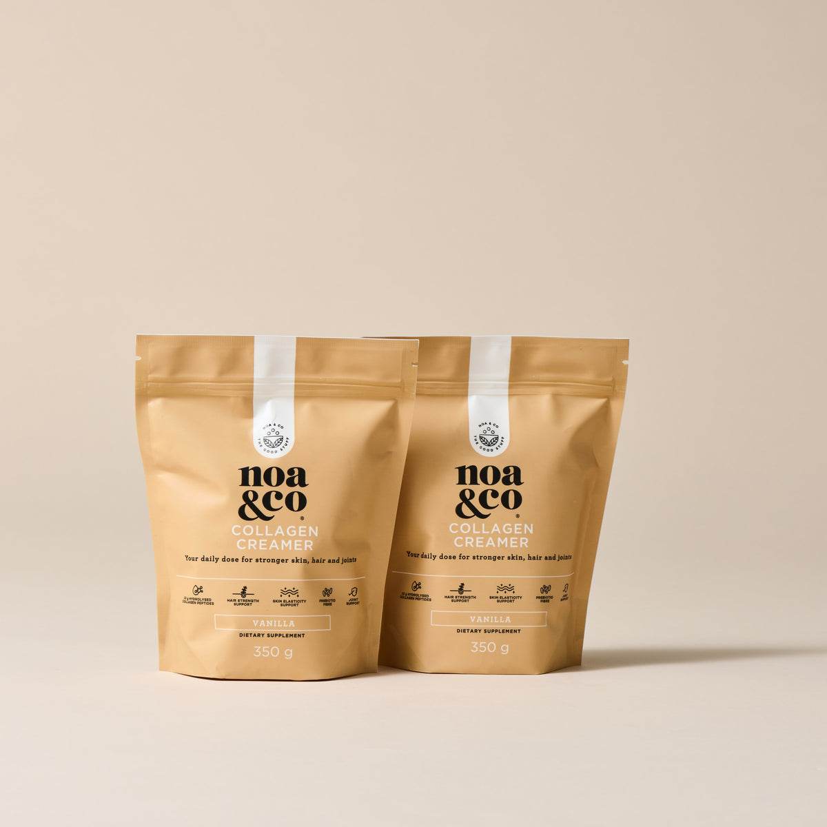 Noa & Co Collagen Bundle: 2 x Vanilla Collagen Creamer pouch