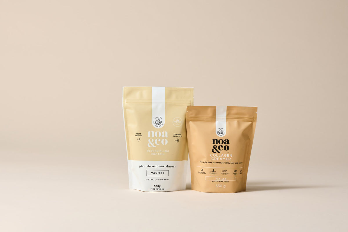 Vanilla Replenishing Protein and Collagen Creamer pouches