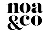 Noa & Co black Transparent Logo